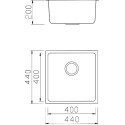 Мойка кухонная Tolero Steel TS- 440