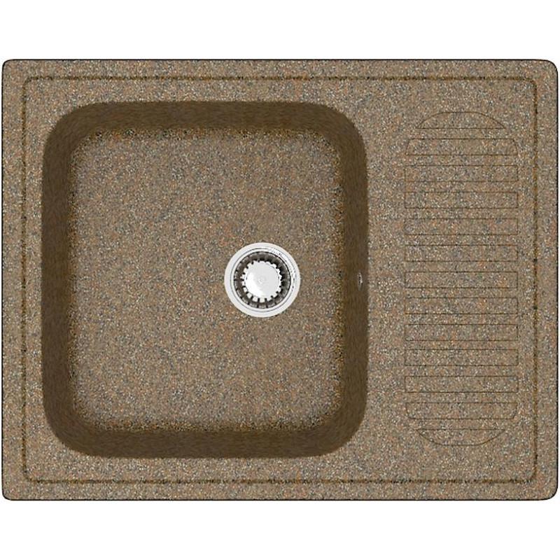 Мойка кухонная ZETT lab. T015Q009 терракот