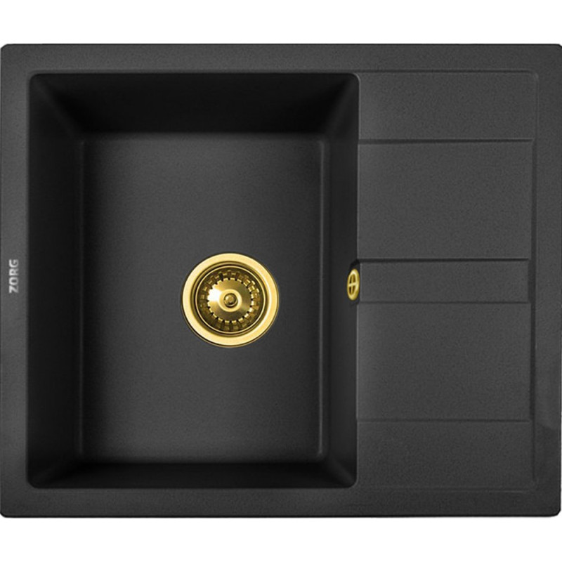 Мойка кухонная Zorg Granit GR 580 BLACK BRONZE бронза