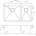 Мойка кухонная Zorg Inox R 78-2-51 L