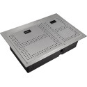 Мойка кухонная Zorg Master ZM N-78-2-52-L нержавеющая сталь