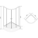 Поддон для душа AM.PM Joy W85T-205-090W 90x90