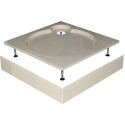 Поддон для душа GuteWetter Deluxe 90x90x16 Q бежевый