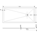 Поддон для душа RGW Stone Tray ST-157G 70х150 с сифоном