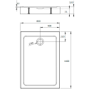 Поддон для душа Radaway Doros F Compact 140x80