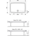 Поддон для душа Ravak Gigant Pro 100х80 Flat