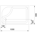 Поддон для душа Royal Bath RB 8100BP L
