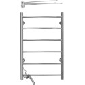 Полотенцесушитель электрический Domoterm Классик DMT 109-6 50x80, L с полотенцедержателем
