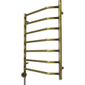 Полотенцесушитель электрический Domoterm Лаура П7 50x70, античная бронза, L