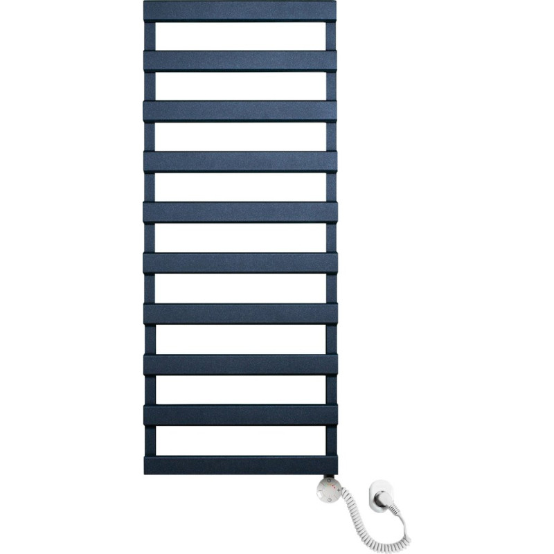 Полотенцесушитель электрический Luxrad Scala New 064409 123х50 R, черный, терморегулятор selmo smart