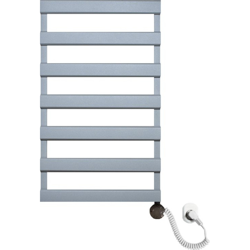 Полотенцесушитель электрический Luxrad Scala New 065429 84х50 R, серый, терморегулятор selmo smart