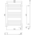 Полотенцесушитель электрический Сунержа Модус 2.0 80x50, R
