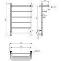 Полотенцесушитель электрический Тругор Пэк 19 80x40