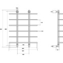 Полотенцесушитель водяной Energy Aero 80x60