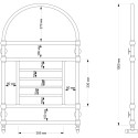 Полотенцесушитель водяной Secado Рим 50x100 (28/28)