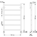 Полотенцесушитель водяной Secado Триада 1 50x80 (32/18)