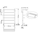 Полотенцесушитель водяной Secado Верона 2 50x70 (32/18)