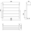 Полотенцесушитель водяной Стилье Универсал-54 60x60