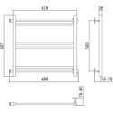 Полотенцесушитель водяной Стилье Версия-Б1 50x60