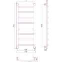 Полотенцесушитель водяной Сунержа Галант+ 100x40