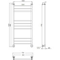 Полотенцесушитель водяной Тругор Аспект НП 3 ЛЦ6 120x50