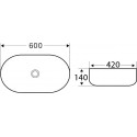 Раковина BelBagno BB1084-H316