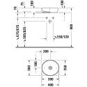 Раковина Duravit Cape Cod 2328400000 40 см