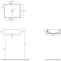 Раковина Galassia Plus Design 6104 45x38