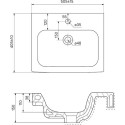Раковина IDDIS Wash Basin 50