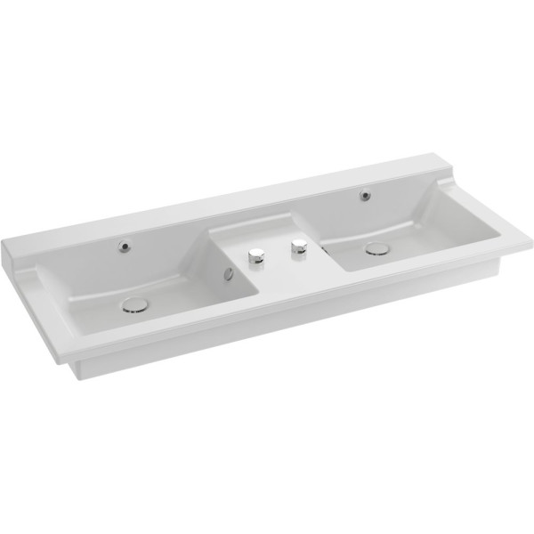 Раковина Jacob Delafon Soprano EXJ122 140 см, со смесителем