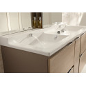 Раковина Jacob Delafon Soprano EXJ122 140 см, со смесителем