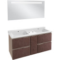 Раковина Jacob Delafon Soprano EXJ122 140 см, со смесителем