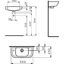 Раковина Laufen Pro 8.1695.7.000.105.1 L