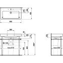 Раковина Laufen Pro S 8.1396.5.000.104.1 85 см