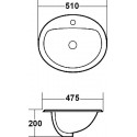 Раковина Melana MLN-308