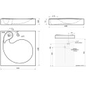 Раковина Paulmark Winken PM740431 белая