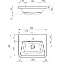 Раковина Ravak 10° 55