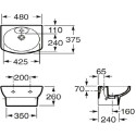 Раковина Roca Dama Senso Compacto 327514000 48 см