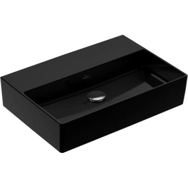 Раковина Villeroy & Boch Memento 4A226FS0 glossy black, ceramicplus, без перелива
