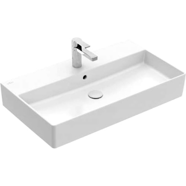 Раковина Villeroy & Boch Memento 4A228GRW stone white, ceramicplus, с переливом