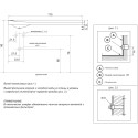 Раковина Цвет и Стиль Бонито 170 L