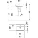 Рукомойник Duravit ME by Starck 0719450000 45 см