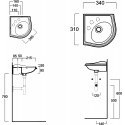 Рукомойник Simas Arcade AR036