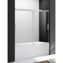 Шторка на ванну Cezares Tandem Soft VF 2 160/145 C Cr IV стекло прозрачное