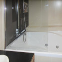 Шторка на ванну GuteWetter Lux Pearl GV-601AS левая 75 см стекло бесцветное, профиль хром