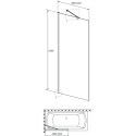 Шторка на ванну Radaway Idea PNJ II 100