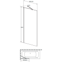Шторка на ванну Radaway Modo New PNJ II 80