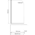 Шторка на ванну Wasserkraft Leine 35P01-80