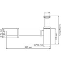 Сифон для раковины Wasserkraft Abens A169