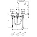 Смеситель Axor Citterio 39133000 для раковины, хром